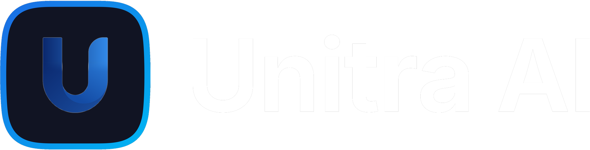 Horizontal lockup on a dark background